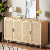 Elegant Rattan Storage Cabinet - OROA