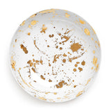 Gold Splatter Porcelain Serving Bowl | Jonathan Adler 1948 | Oroa.com