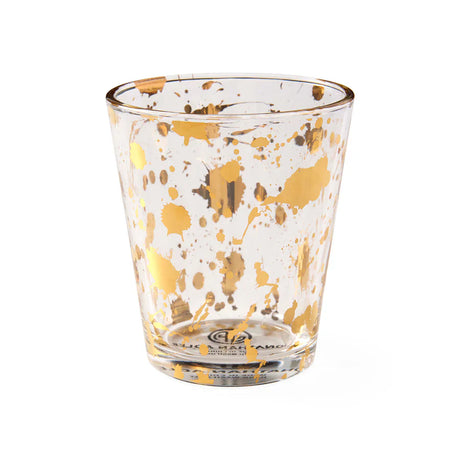 Gold Flecked Glassware Set (4) | Jonathan Adler 1948 Rocks | Oroa.com