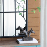 Sculptural Horse Bookends (S/2)