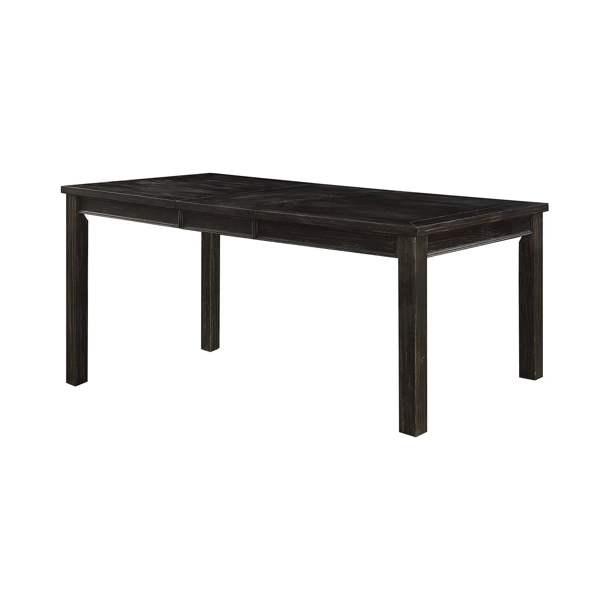 Antique Black Rustic Extendable Dining Table | OROA