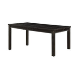 Antique Black Rustic Extendable Dining Table | OROA