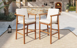 Outdoor Counter Bar Stools (S/2) - Natural