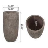 Outdoor Planter  - Natural Wood