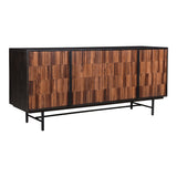 Black Mango Wood Storage Sideboard