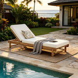 teak lounge chair