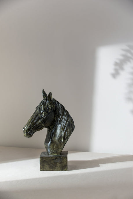 Equine Sculpture On Base
