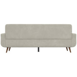 Fog Beige Tufted Upholstered Sofa – OROA, view 5