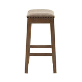 Saddle Linen Counter Stool - OROA
