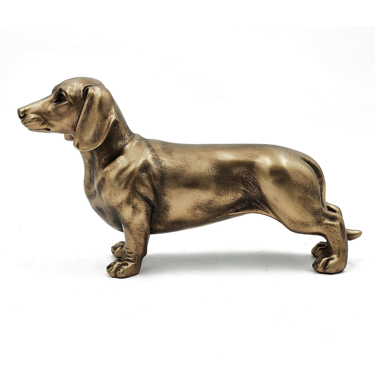 Copper Dachshund Figurine