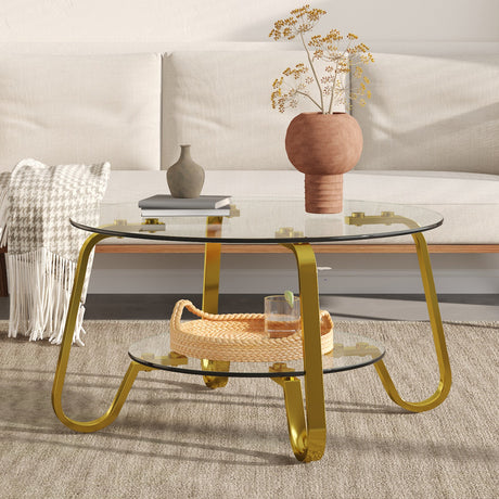 glass coffee table