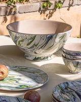 Marbled Ocean Serving Bowl