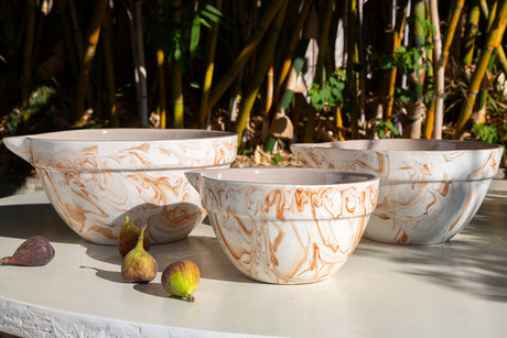 Marbled Terra Mixing Bowls - Set of 3