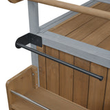 Foldable Outdoor Kitchen Island Cart - Cathy