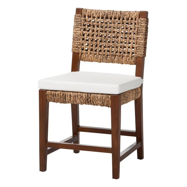 Seagrass and Mahogany Dining Chair – OROA, view 1