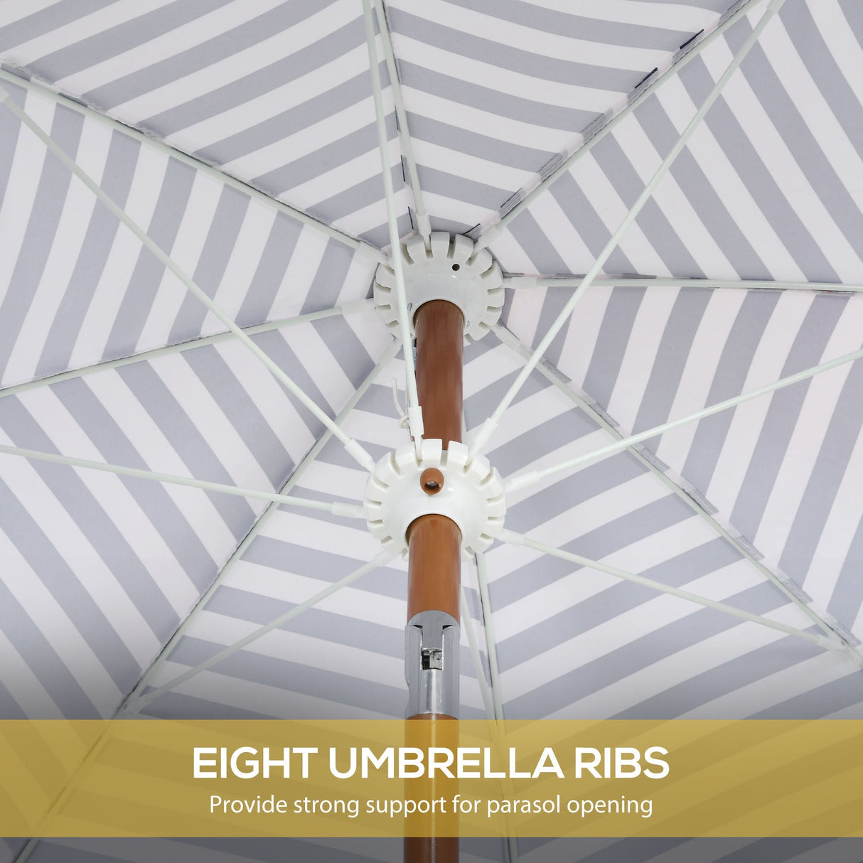 Outdoor Patio Umbrella with Tilt and Vent