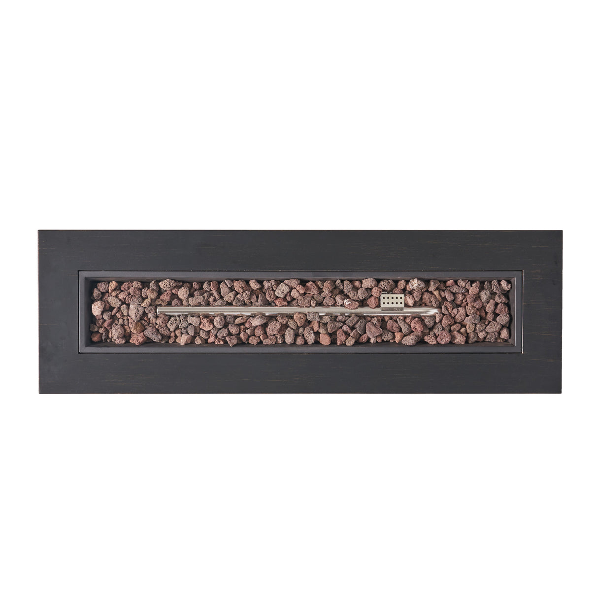 Modern Dark Grey - Outdoor Iron Propane Fire Pit