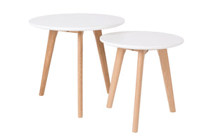 White Nesting End Tables | DF Bodine | OROA.com
