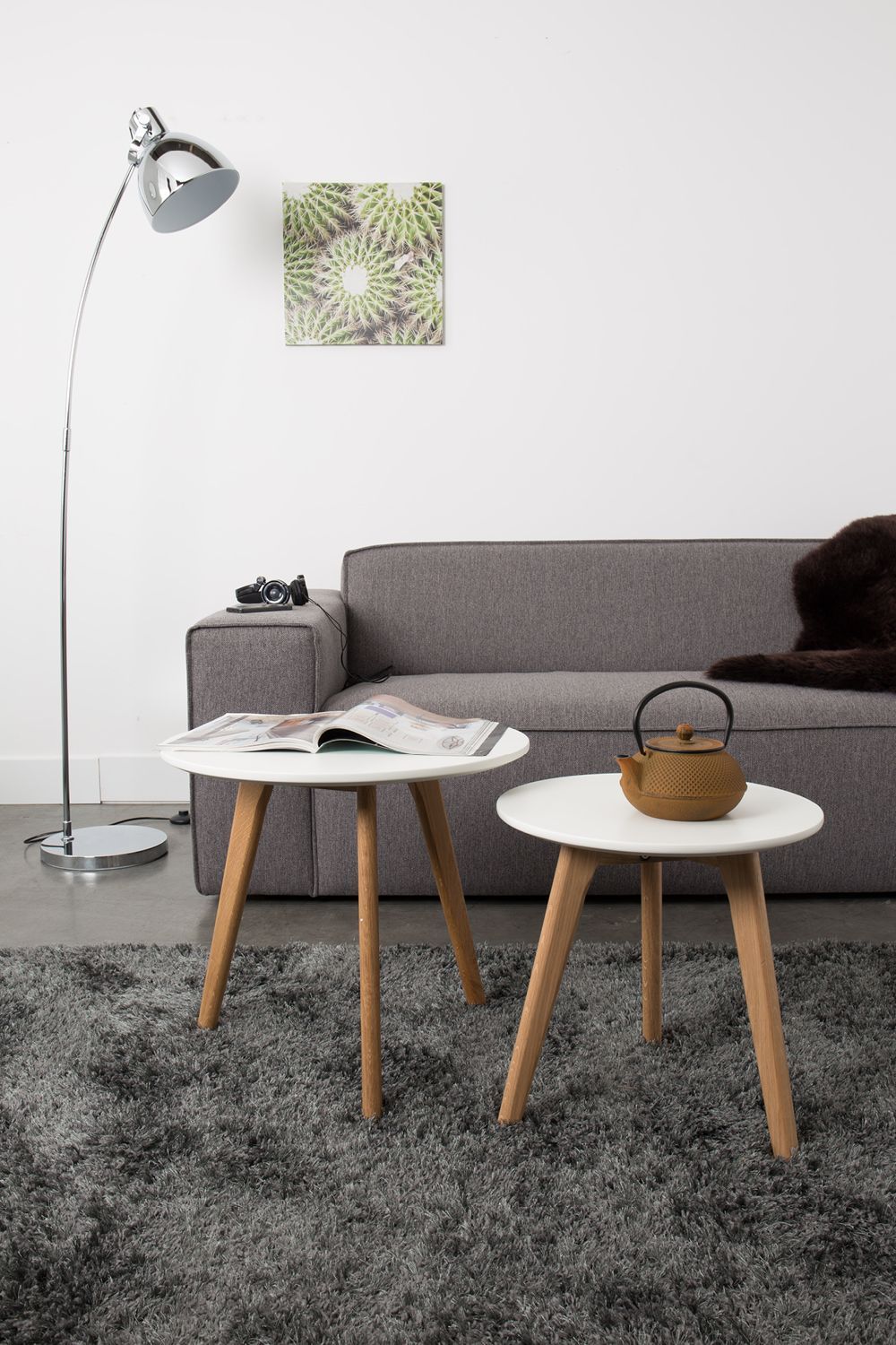 White Nesting End Tables | DF Bodine | OROA.com