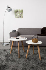 White Nesting End Tables | DF Bodine | OROA.com