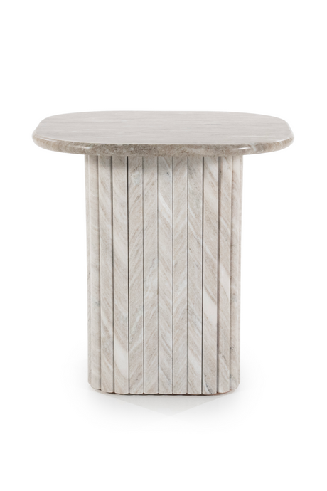 Gray Marble Side Table | By-Boo Dorique | OROA.com