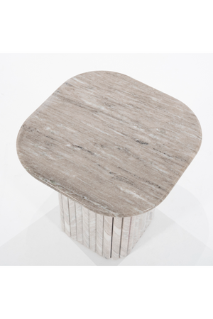 Gray Marble Side Table | By-Boo Dorique | OROA.com