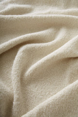 Fringe Bouclé Throw Cloud