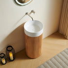 Cylindrical Bathroom Vanity Cabinet - OROA