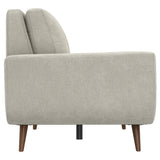 Fog Beige Tufted Upholstered Sofa – OROA, view 4