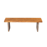 Outdoor Acacia Teak Wood Bench - OROA