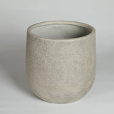 Round Concrete Planter (S/2) - Antique Grey