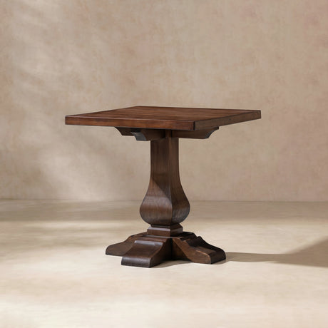Dark Brown Reclaimed Pine End Table | Catchy