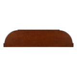 Modern European furniture - Retro Curved Wood Console Table - www.oroa.com