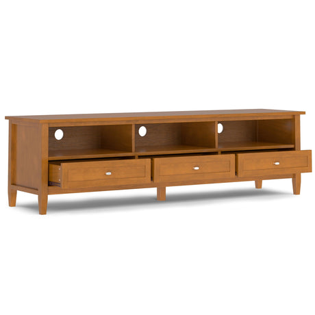 Handcrafted Low TV Media Stand - OROA