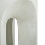 Outdoor Round Top Side Table in Antique White