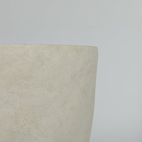 Round Concrete Planter (S/2), Large Outdoor Indoor/Outdoor