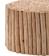 handcrafted woodlog table 