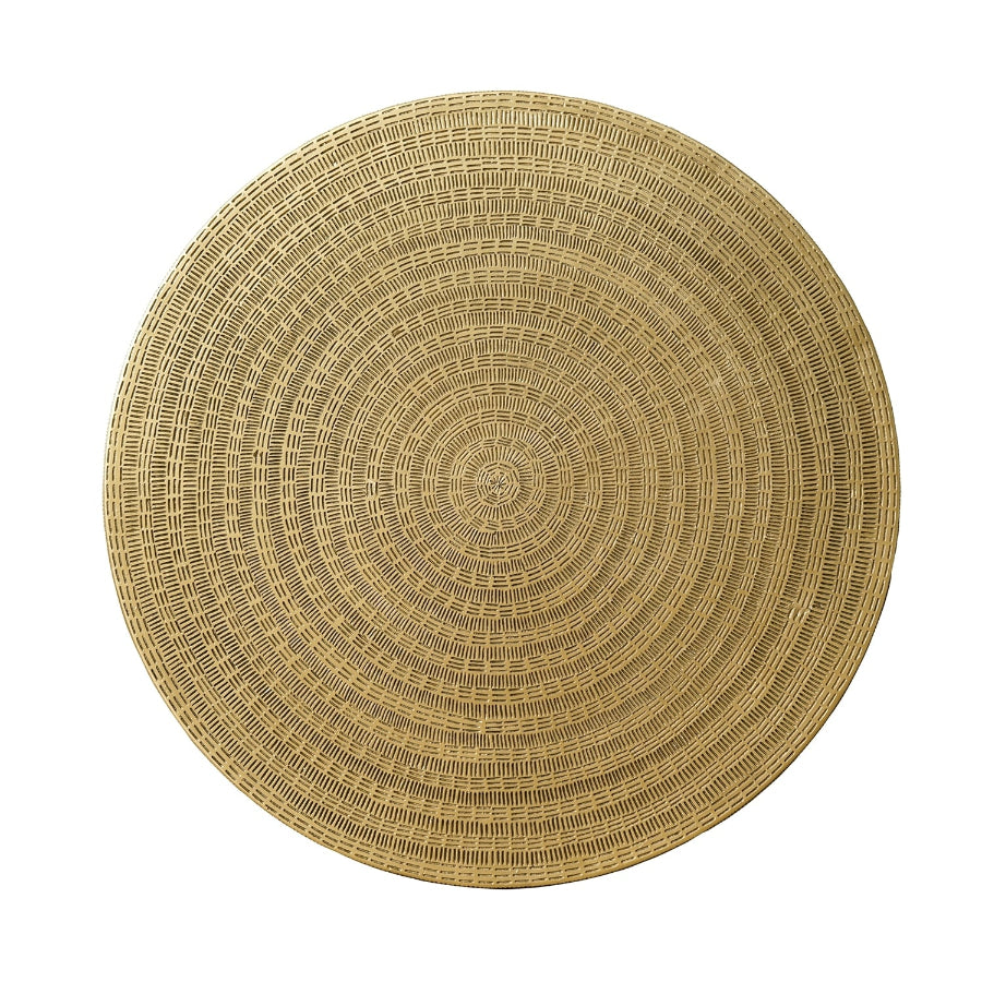 Draped Antique Gold Coffee Table | Catchy