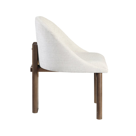 beige wood accent chair - oroa.com