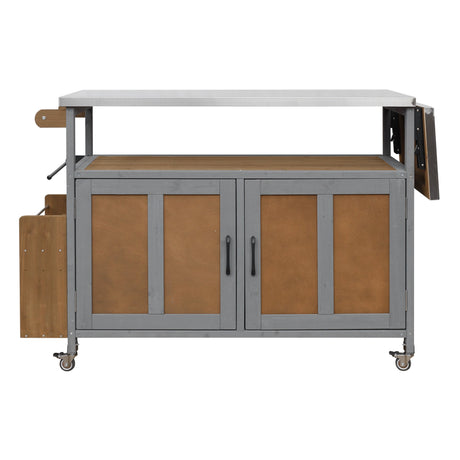 Foldable Outdoor Kitchen Island Cart - Cathy