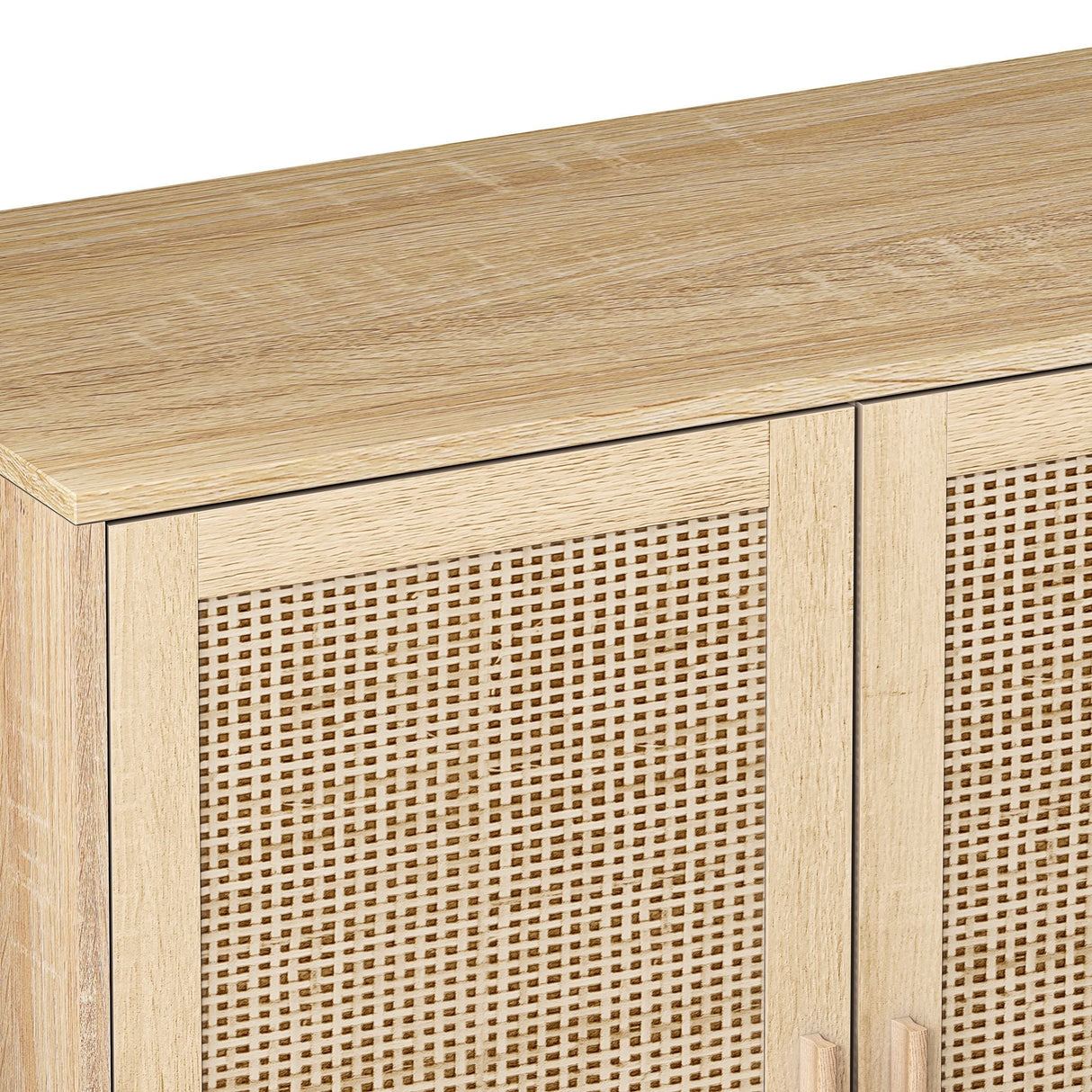 Elegant Rattan Storage Cabinet - OROA