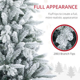 Modern European furniture - Snow Flocked Artificial Christmas Tree - www.oroa.com