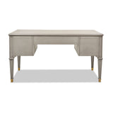 5 Drawer Executive Desk - Dove Gray