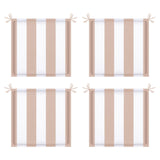 4PCS Outdoor Patio Seat Cushion Replacement with Ties