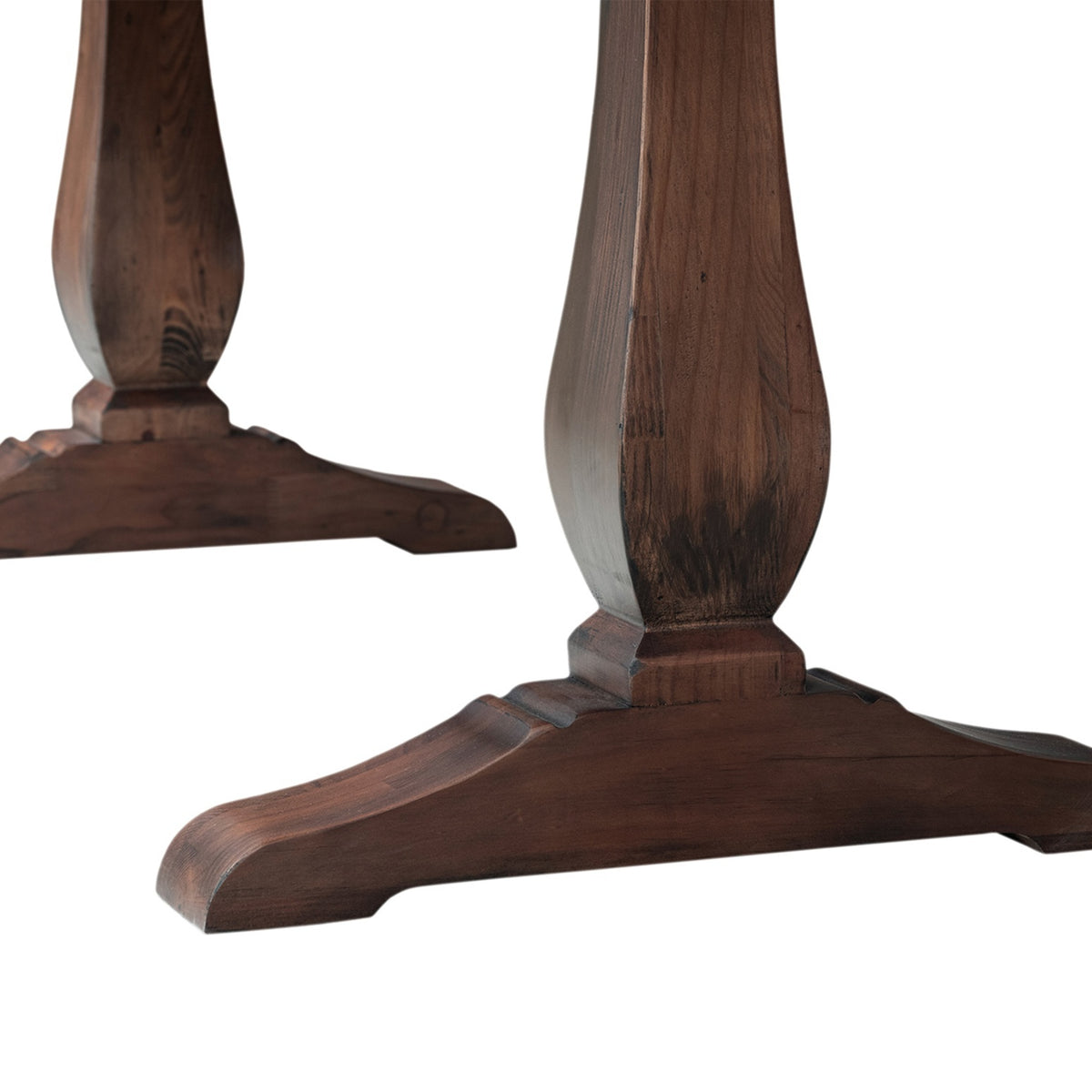 Whitmore Reclaimed Pine Writing Desk, Java Brown with Natural Grain - OROA Modern Furniture