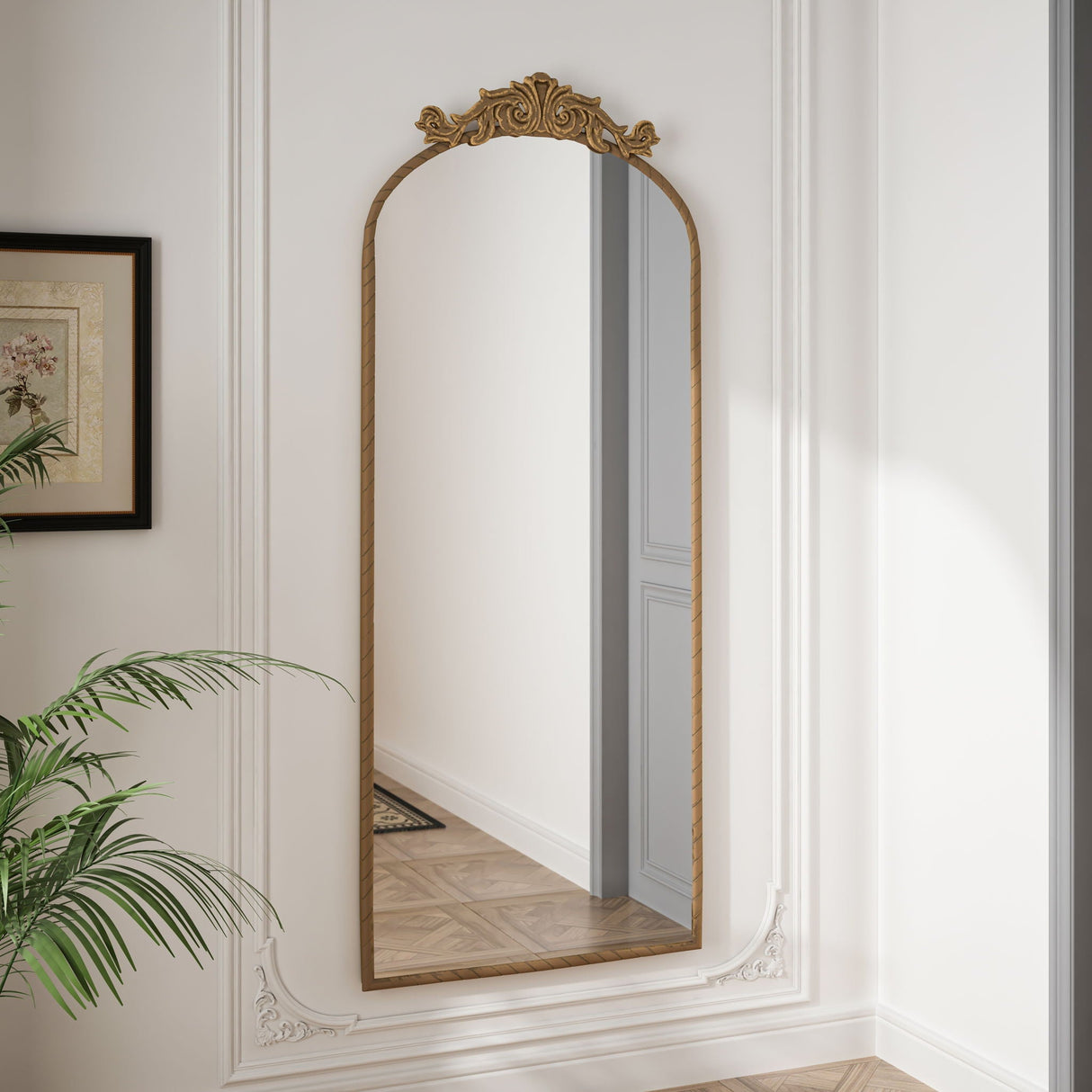 Vintage Arched Full Body Mirror - OROA