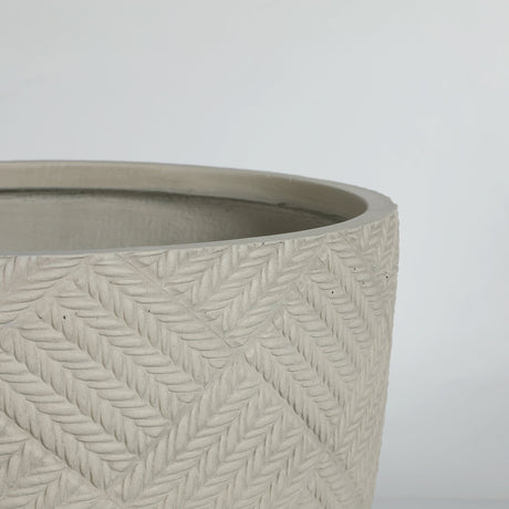 Round Concrete Planter (S/2)