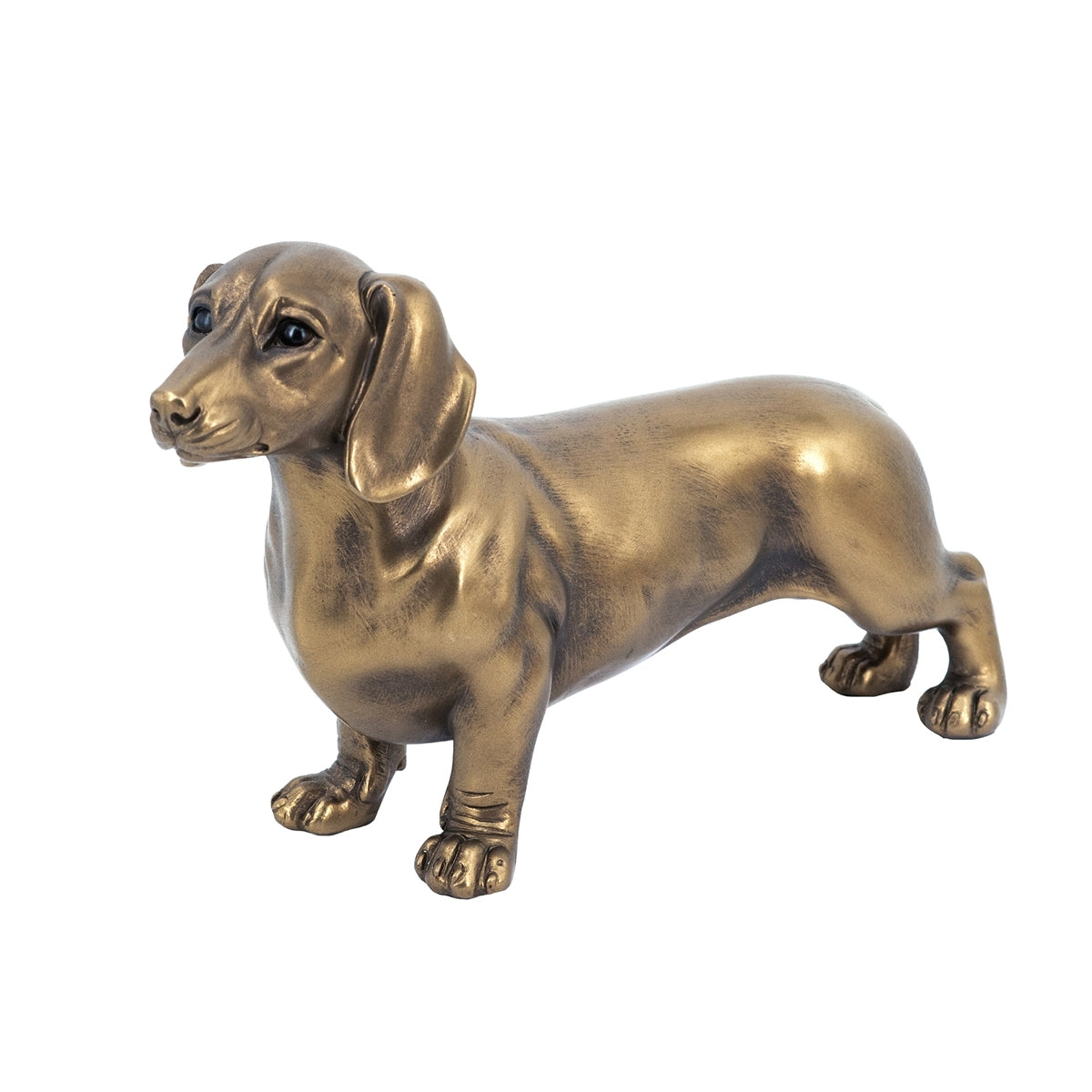 Copper Dachshund Figurine