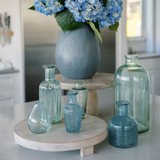 Assorted Blue and Green Glass Bud Vases (S/6) - OROA