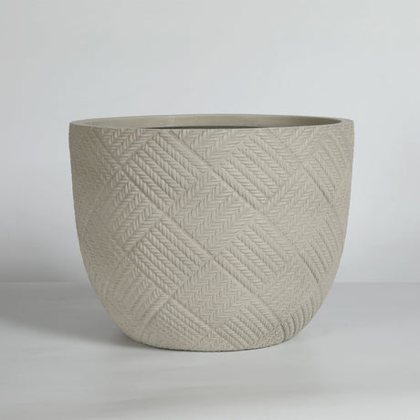 Round Concrete Planter (S/2)